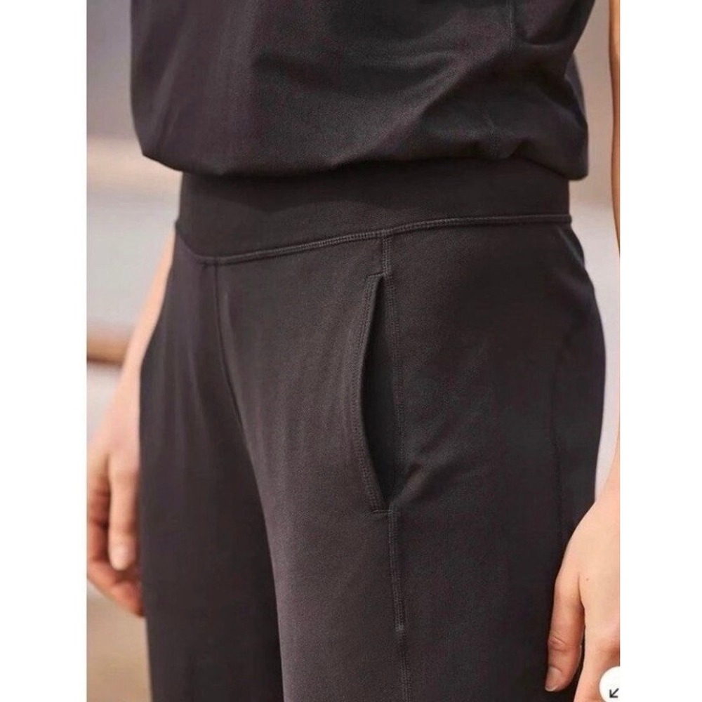 Sweaty Betty Gary Soft Yoga Casual Sleeveless Jogger Black Jumpsuit Size Small - Picture 4 of 12
